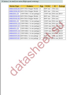 1MBI300NN-120 datasheet  